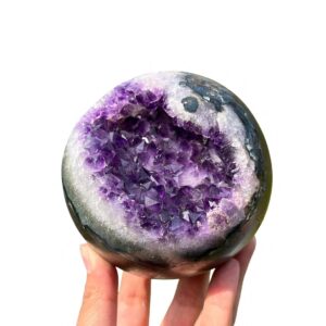 Amethyst Geode Sphere